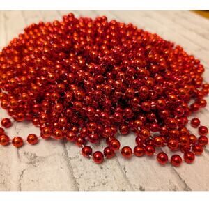 55 Feet Plastic Beads Christmas Tree Decor